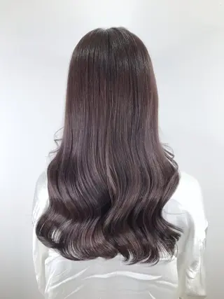 ロング カラー インナーカラー/ ストレート/奥野洸也のヘアスタイル