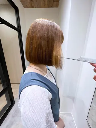 ショート カラー 縮毛矯正×髪質改善 店長　DAITOのヘアスタイル