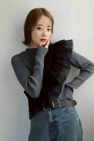 ショート 尾崎 優花のヘアスタイル