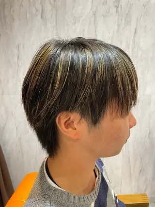 カラー メンズ 下村 琉弥のヘアスタイル