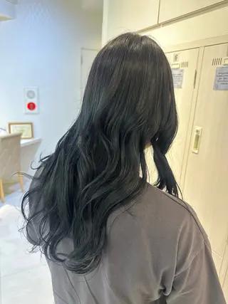 ロング カラー 畑中 夢のヘアスタイル