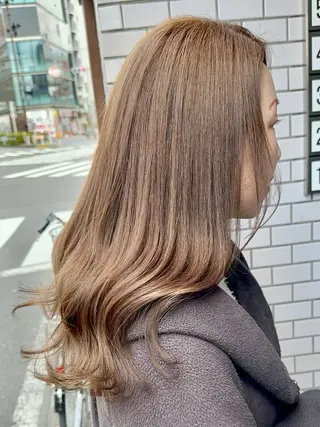 ロング カラーモデル募集 ✨🤍モモハ🤍✨のヘアスタイル