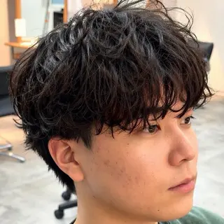 パーマ メンズ 男の理想を叶える🔥 メンズパーマ特化｜関のヘアスタイル