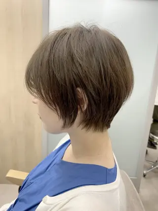 ショート カラー メンズ レイヤー ウルフ 弓木啓輔のヘアスタイル