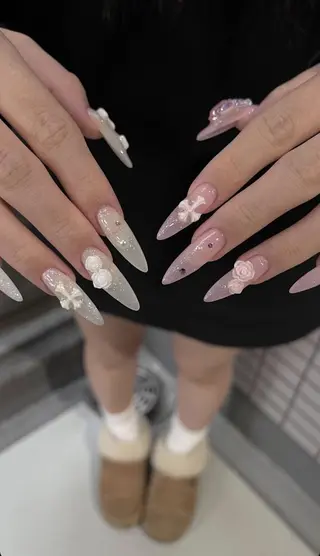 ネイル Sora nail 長さ出し専門店のネイルデザイン