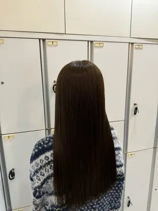 ロング カラー ブリーチなしwカラー /艶カラー/oukaのヘアスタイル
