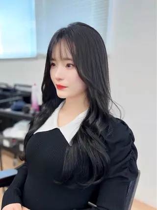 セミロング カラー パーマ ヘアアレンジ メンズ キッズ ネイル マツエク・マツパ アイブロウ 渋谷レイヤーカット❌ 縮毛矯正専門/武田涼のヘアスタイル