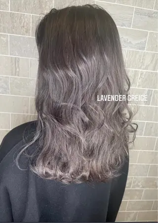 セミロング カラー 渡辺 瑠美のヘアスタイル