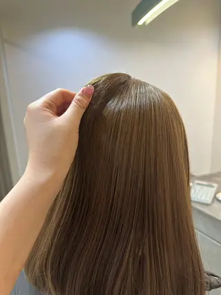 セミロング 竹山 実怜のヘアスタイル
