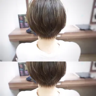 ショート カラー 🟦髪質改善6年 💊YAMAMOTOのヘアスタイル