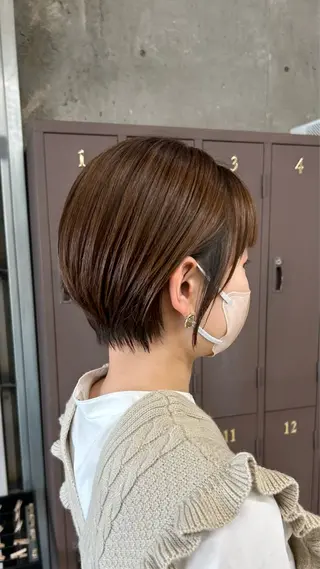 ショート カラー 髪質改善カラー🦋 レイヤー/ナカネのヘアスタイル