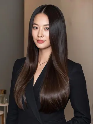 ロング 🎨カラー&髪質改善 MATSUのヘアスタイル