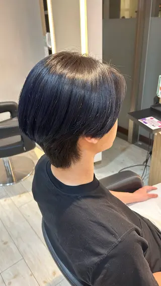 カラー メンズ 有働由良／ハイトーン ／韓国メンズヘアのヘアスタイル