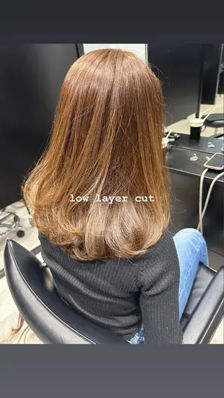 ロング カラー 天野 瑠真のヘアスタイル