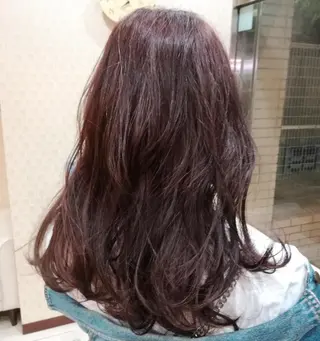 セミロング カラー sato shoheiのヘアスタイル