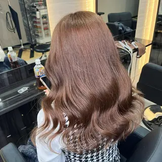 ロング カラー ヘアアレンジ 🌈カラー特化 ハイトーンけいと🌈のヘアスタイル