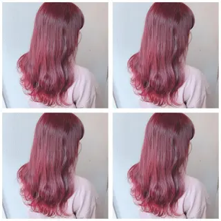 ロング カラー 似合わせ/ブリーチ カラー.岡田友仁のヘアスタイル