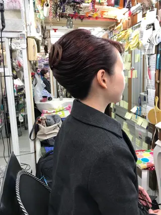ヘアアレンジ 上辻 博司のヘアスタイル