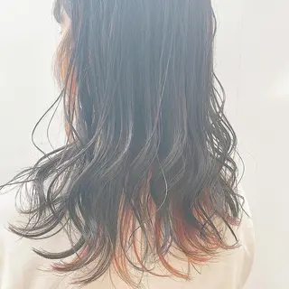 ミディアム カラー 大野 あさみのヘアスタイル