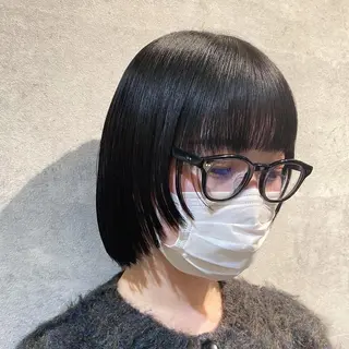 ミディアム 𝑺𝒂𝒌𝒊 🩶マンツーマン施術のヘアスタイル