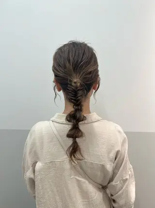 セミロング 似合わせレイヤー/ 美髪縮毛矯正/ミナエのヘアスタイル