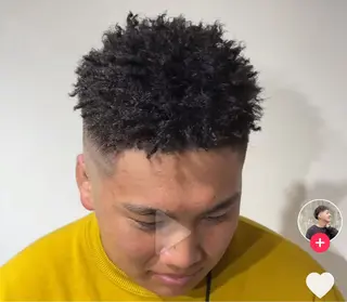 ショート パーマ B.B.Cams西原店所属・モデル募集中‼️ 安座間💈のヘアスタイル