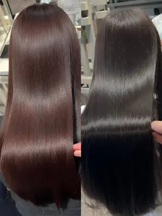 ロング 恵比寿韓国レイヤー× 艶透明感カラー大場のヘアスタイル