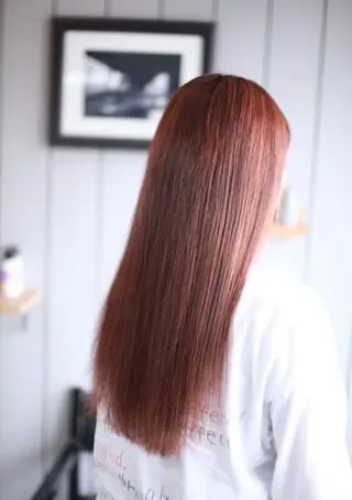 ロング カラー 大西 カズマのヘアスタイル