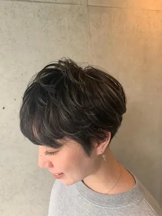 ショート 市村 正義のヘアスタイル