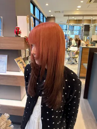 セミロング カラー 髪質改善/ハイトーン /デザイン見正 恵弥のヘアスタイル