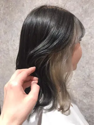 ミディアム カラー 🫟Blanco🫟 Color&Careのヘアスタイル