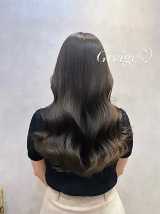 ロング カラー ヘアアレンジ 🩷韓国ヘア/ヨシン モリ🩷Maikaのヘアスタイル
