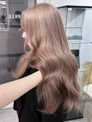 カラー 💍モテる艶髪 透明感カラー💖のヘアスタイル