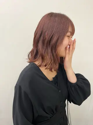カラー 透明感カラー🌼 沙奈のヘアスタイル