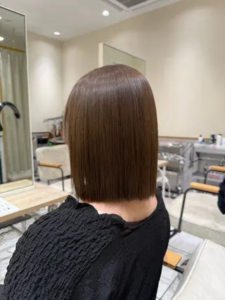 ミディアム hina☺︎ 髪質改善/ストレートのヘアスタイル