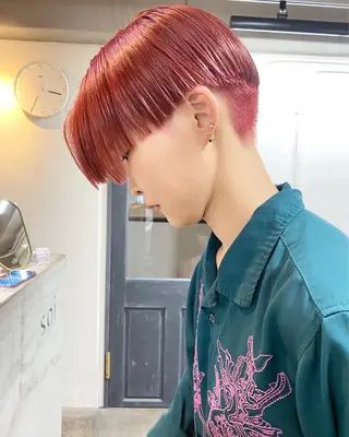 ショート カラー 坂本 裕介/パーマのヘアスタイル