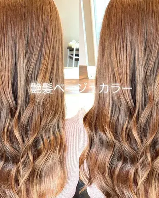 ロング カラー パーマ 山田 海斗のヘアスタイル
