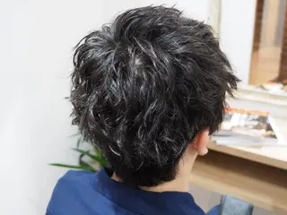 ショート パーマ 土屋 貴章のヘアスタイル
