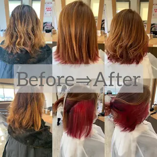 ショート カラー Lien 深井店のヘアスタイル