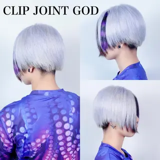 ショート カラー 今泉 周のヘアスタイル