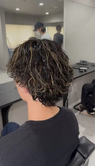 カラー パーマ 川居大翔 /京都メンズ美容師のヘアスタイル