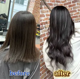 ロング カラー ギャルの革命児 秀斗のヘアスタイル