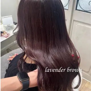 セミロング カラー ✨似合わせstyle ✨mei🦋のヘアスタイル