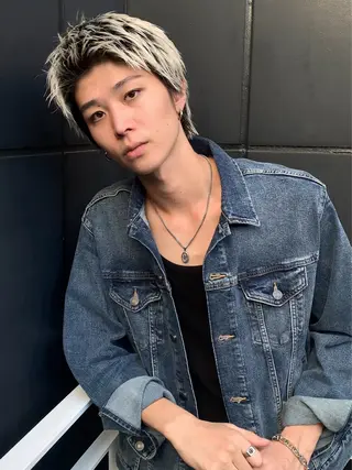 ショート メンズ 佐藤大翔🌐縮毛矯正 🌐メンズパーマのヘアスタイル