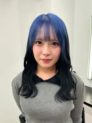 セミロング カラー ❤️‍🔥池袋 / shu❤️‍🔥のヘアスタイル