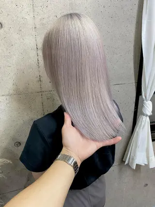 ミディアム カラー ⭕️ダメージレス特化 髪質改善🥇丸山憲人のヘアスタイル