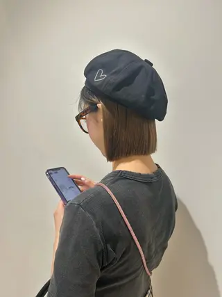 ショート 👔ボブ﹨髪質改善 ストレート🩳ももかのヘアスタイル