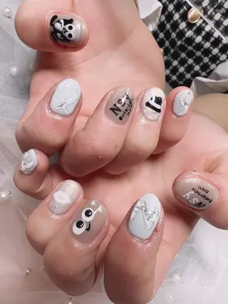 ショート カラー ネイル Nail NaNaのネイルデザイン