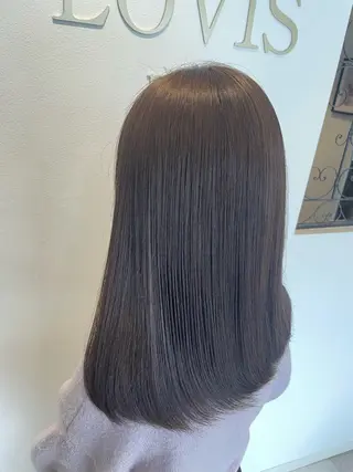 セミロング カラー 【メンズ特化】池袋 韓国スタイル飯塚のヘアスタイル
