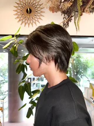 メンズ ハイトーン/パーマ 大名 sakiのヘアスタイル